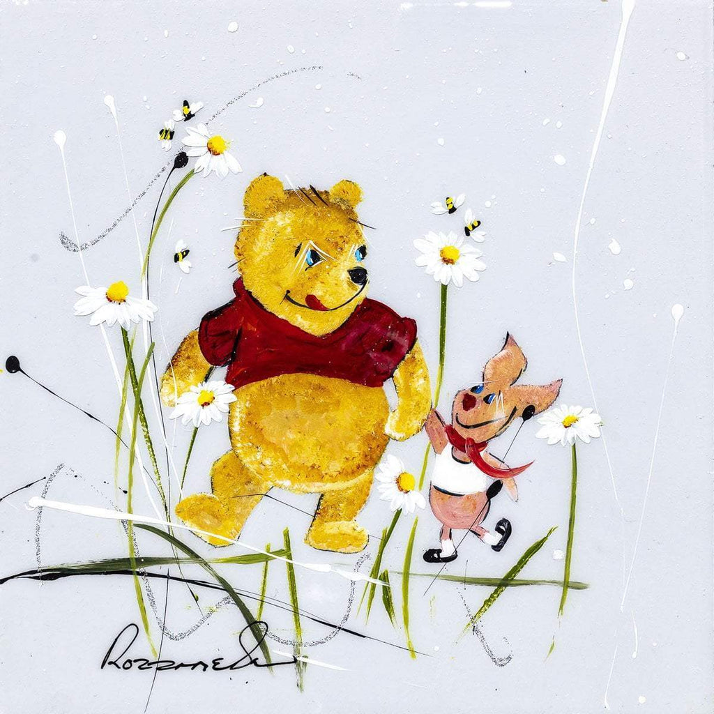 'Oh, bother' - Original Set of 4 - SOLD by artist Rozanne Bell - Wyecliffe Galleries