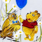 'Oh, bother' - Original Set of 4 - SOLD by artist Rozanne Bell - Wyecliffe Galleries