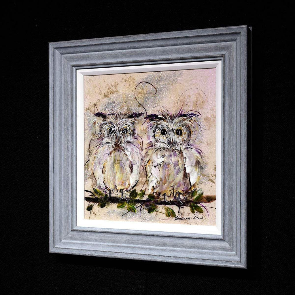 Oliver and Otis - Original - SOLD by artist Rozanne Bell - Wyecliffe Galleries