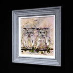 Oliver and Otis - Original - SOLD by artist Rozanne Bell - Wyecliffe Galleries