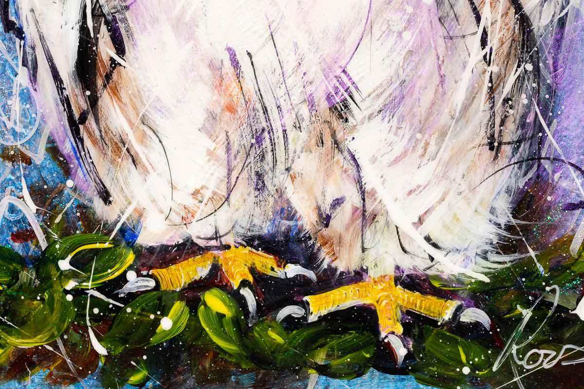 Olly - Original - SOLD by artist Rozanne Bell - Wyecliffe Galleries