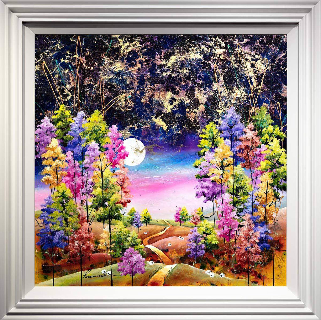 On The Right Path - Original - SOLD by artist Rozanne Bell - Wyecliffe Galleries