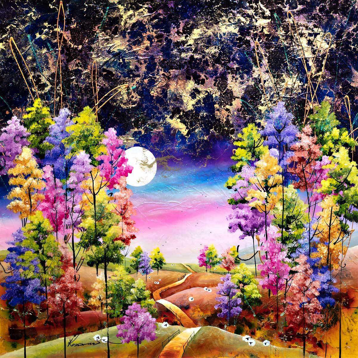 On The Right Path - Original - SOLD by artist Rozanne Bell - Wyecliffe Galleries