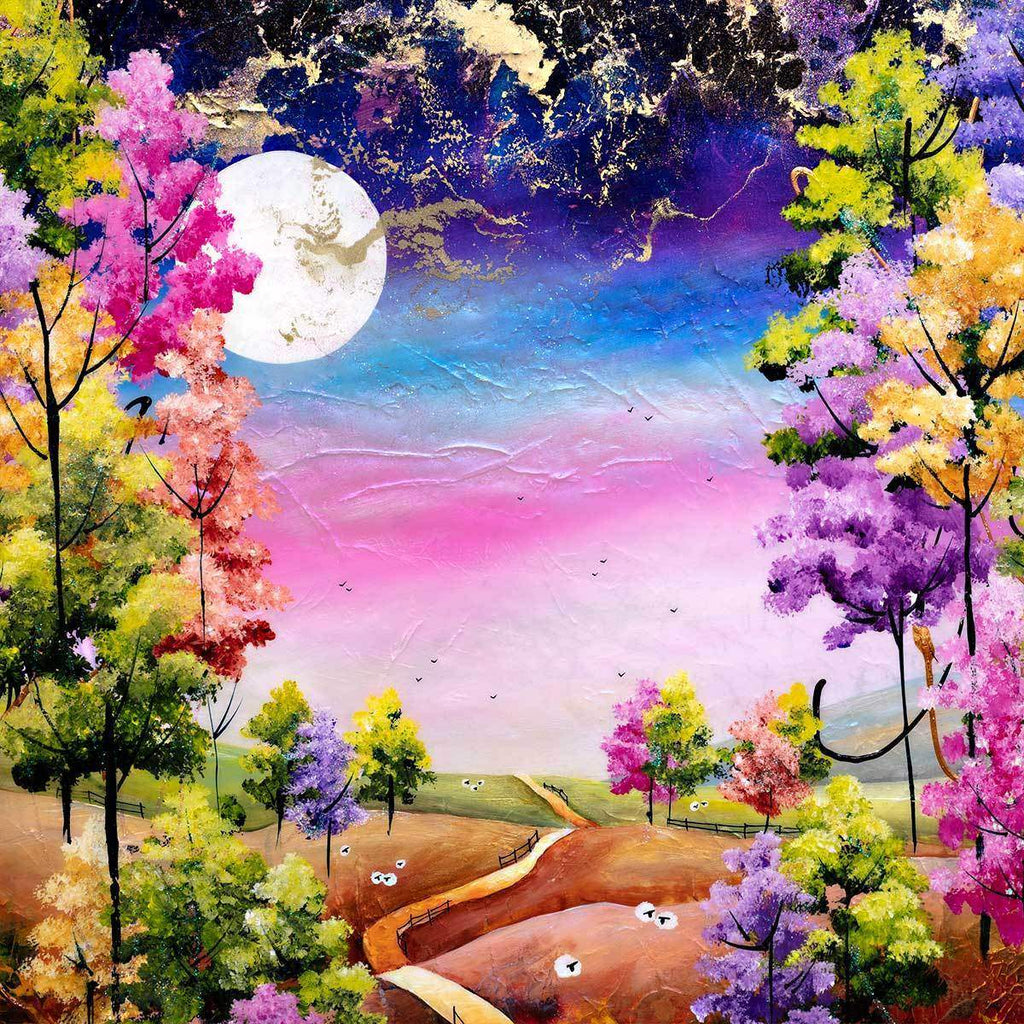 On The Right Path - Original - SOLD by artist Rozanne Bell - Wyecliffe Galleries