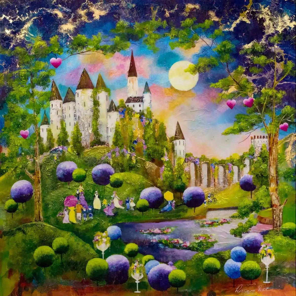 Once Upon a Time - SOLD by artist Rozanne Bell - Wyecliffe Galleries