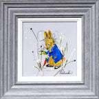 Once Upon a Time There Were Four Little Rabbits - SOLD by artist Rozanne Bell - Wyecliffe Galleries