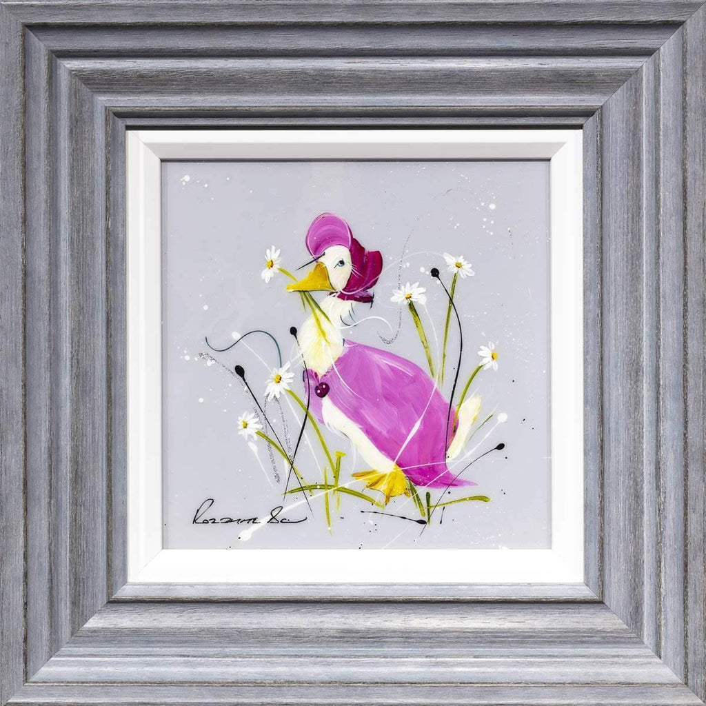 Once Upon a Time There Were Four Little Rabbits - SOLD by artist Rozanne Bell - Wyecliffe Galleries