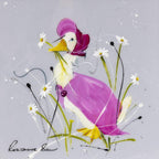 Once Upon a Time There Were Four Little Rabbits - SOLD by artist Rozanne Bell - Wyecliffe Galleries