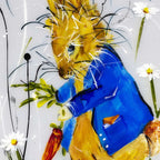 Once Upon a Time There Were Four Little Rabbits - SOLD by artist Rozanne Bell - Wyecliffe Galleries