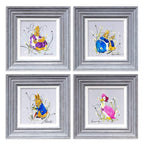 Once Upon a Time There Were Four Little Rabbits - SOLD by artist Rozanne Bell - Wyecliffe Galleries