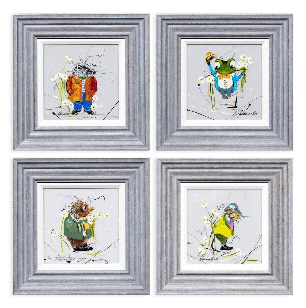 One Does Not Argue - Original Set of 4 - SOLD by artist Rozanne Bell - Wyecliffe Galleries