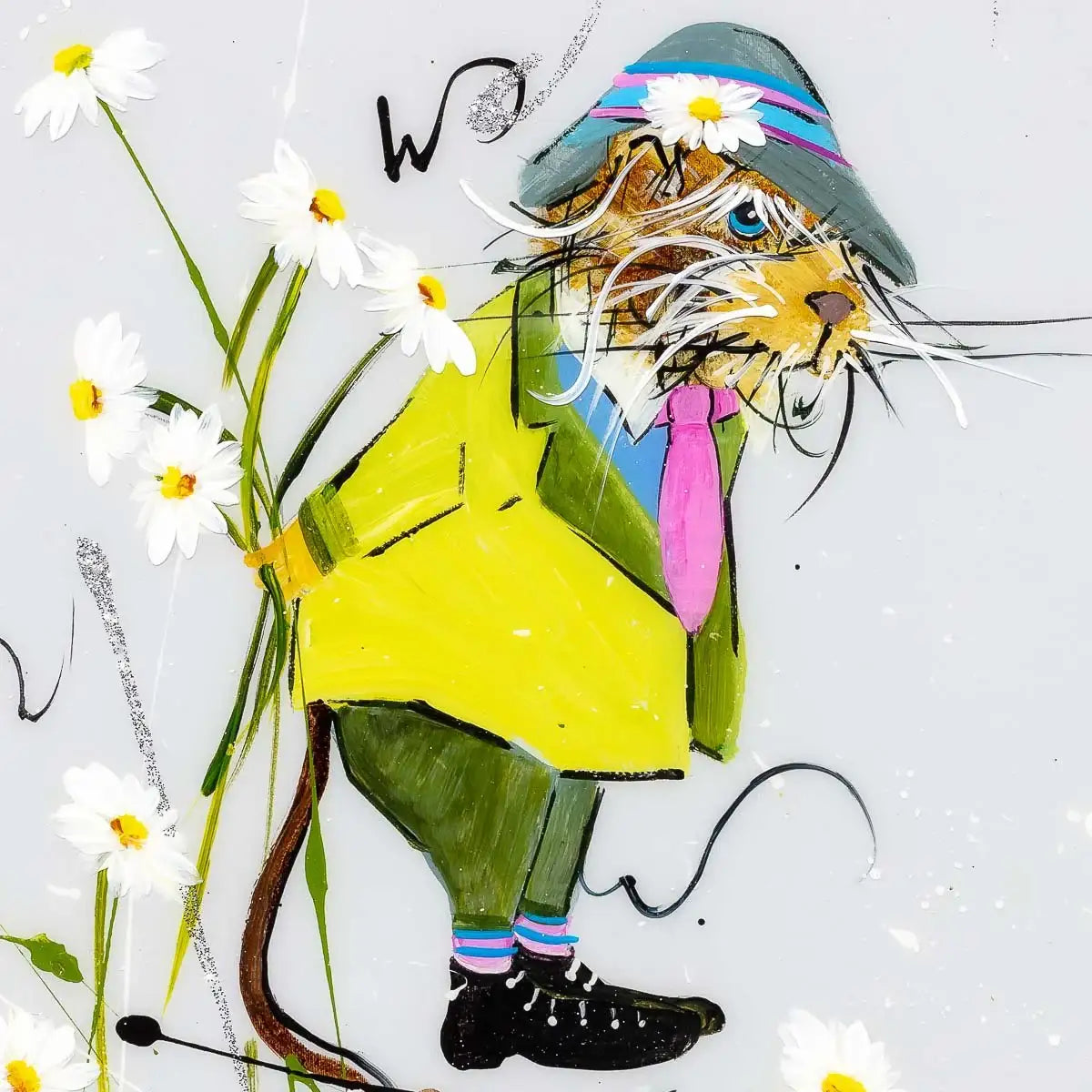 One Does Not Argue - Original Set of 4 - SOLD by artist Rozanne Bell - Wyecliffe Galleries