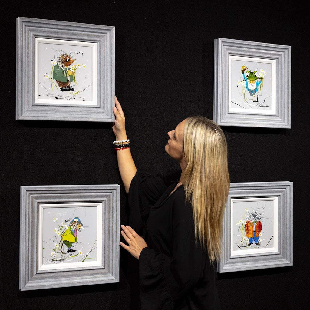 One Does Not Argue - Original Set of 4 - SOLD by artist Rozanne Bell - Wyecliffe Galleries