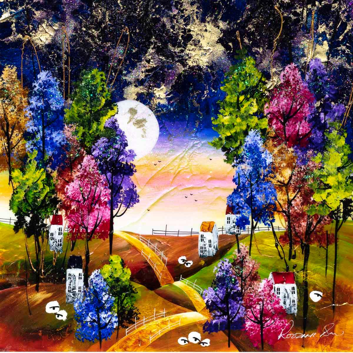 One Summer Evening - Original - SOLD by artist Rozanne Bell - Wyecliffe Galleries