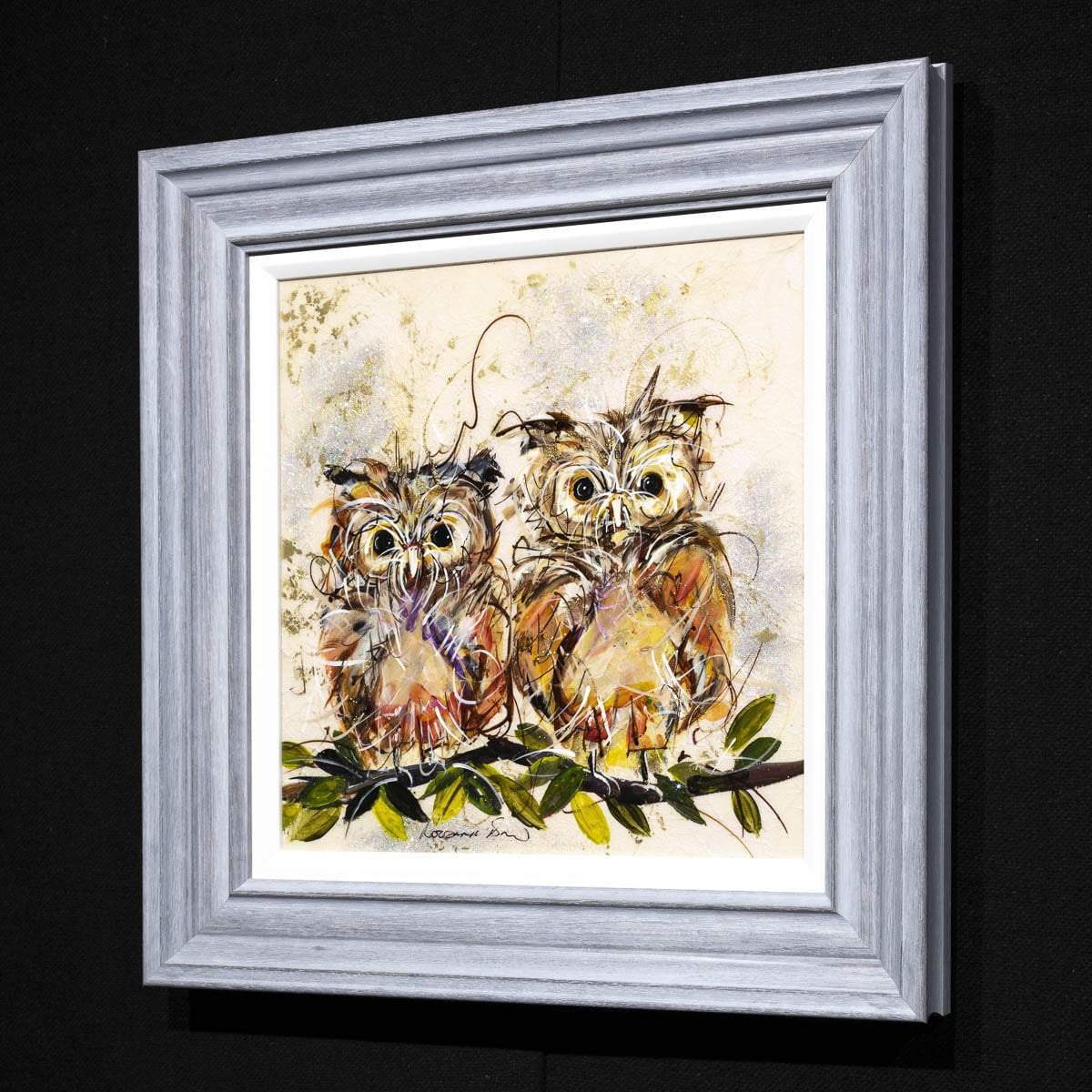 Otto and Oscar - Original - SOLD by artist Rozanne Bell - Wyecliffe Galleries