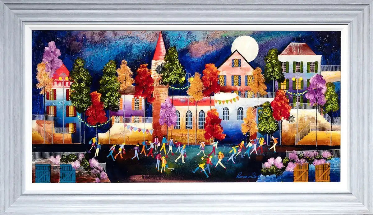 Out On The Town - Original - SOLD by artist Rozanne Bell - Wyecliffe Galleries