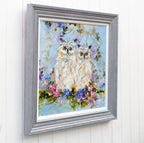Owl Be Here - Original - SOLD by artist Rozanne Bell - Wyecliffe Galleries