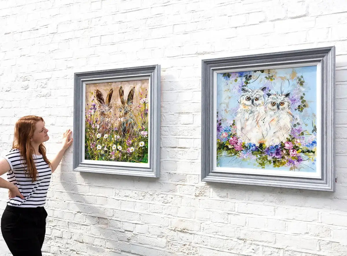 Owl Be Here - Original - SOLD by artist Rozanne Bell - Wyecliffe Galleries