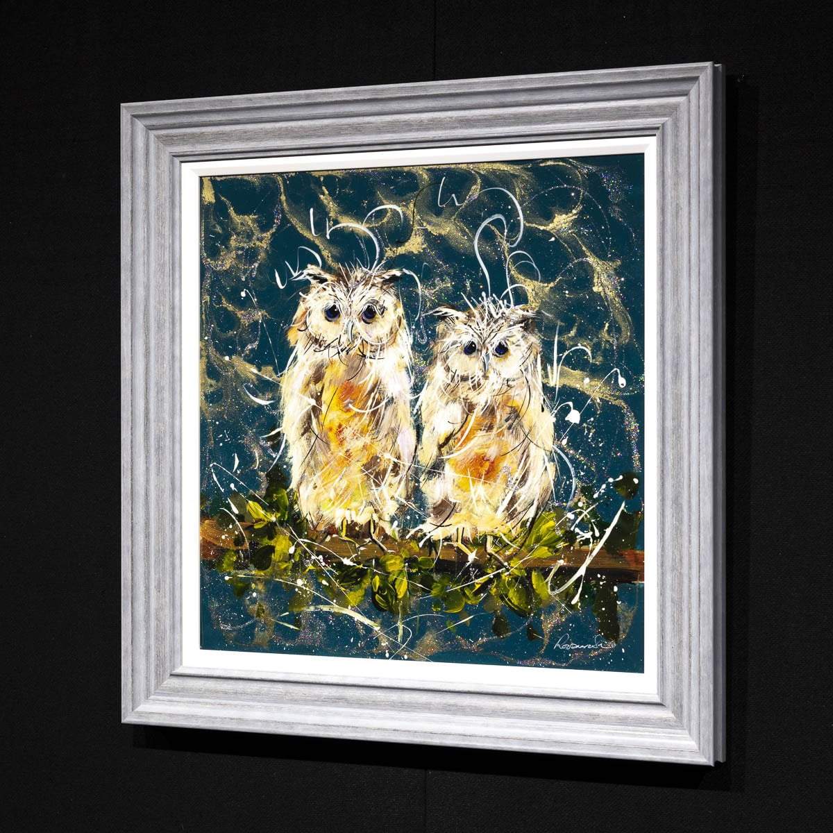 Owl Be There For You - Original Rozanne Bell Framed Original