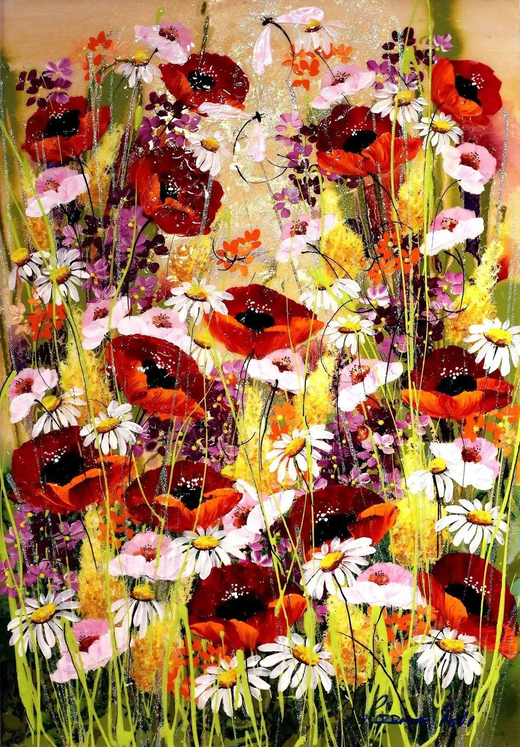 Pale Pinks & Purples - SOLD by artist Rozanne Bell - Wyecliffe Galleries