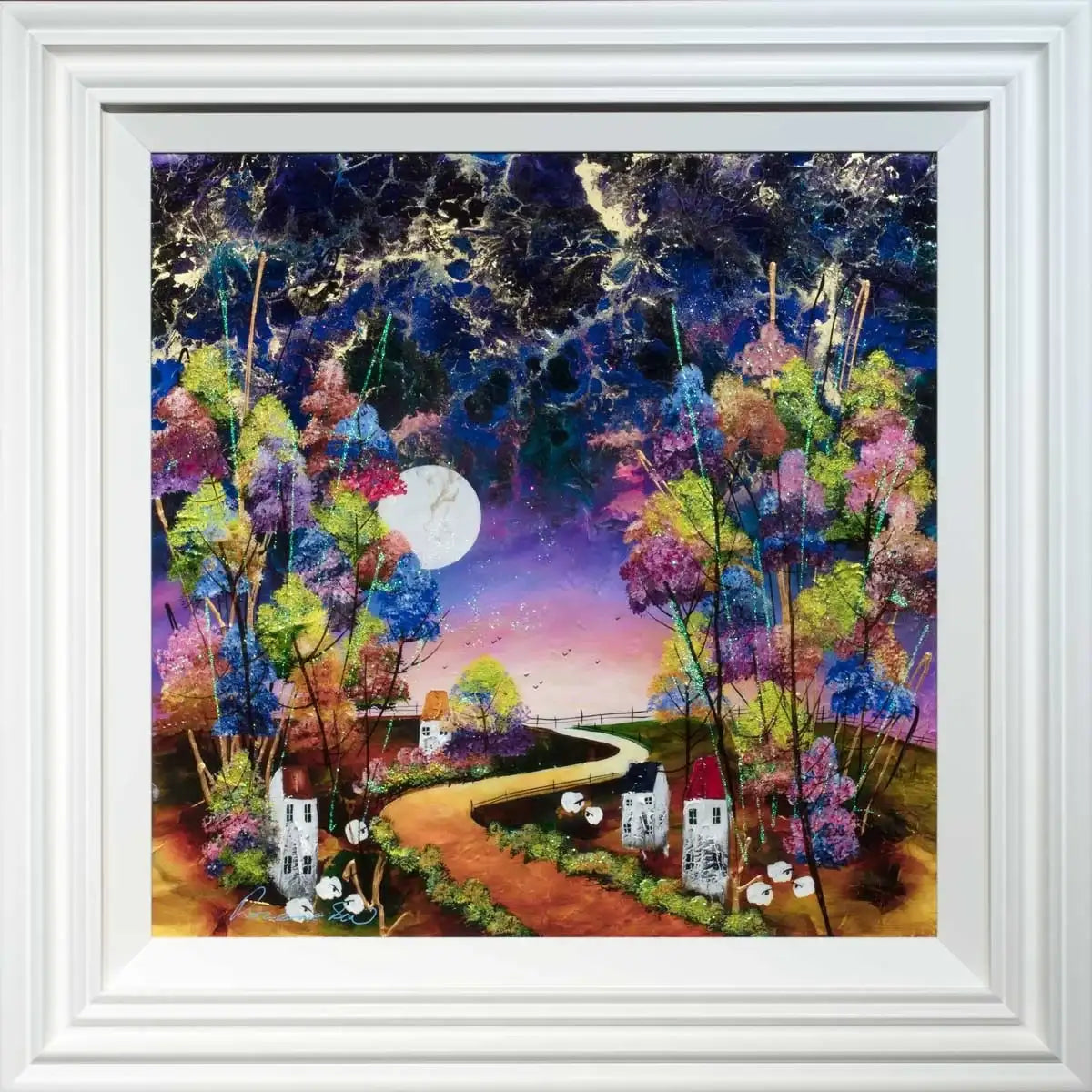 Pastures New - Original - SOLD by artist Rozanne Bell - Wyecliffe Galleries