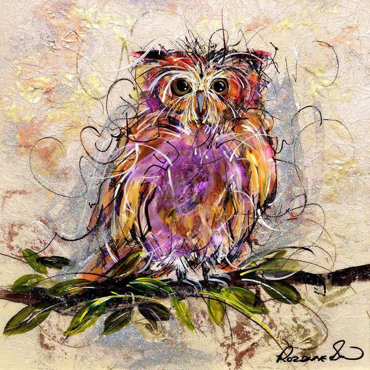 Patiently Waiting - Original - SOLD by artist Rozanne Bell - Wyecliffe Galleries