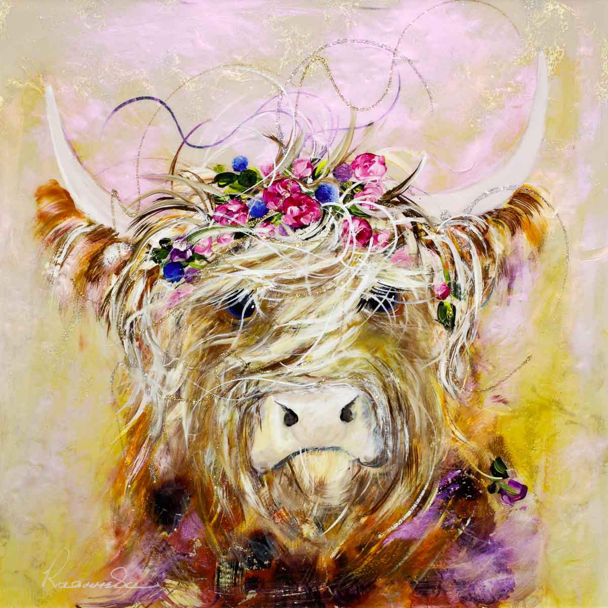 Patrice - Original - SOLD by artist Rozanne Bell - Wyecliffe Galleries