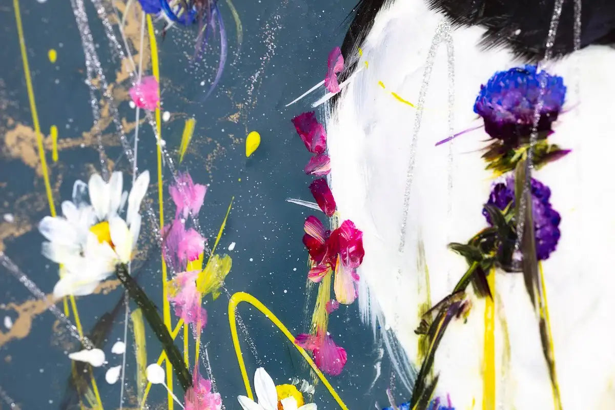 Patrick & Paige - Original - SOLD by artist Rozanne Bell - Wyecliffe Galleries