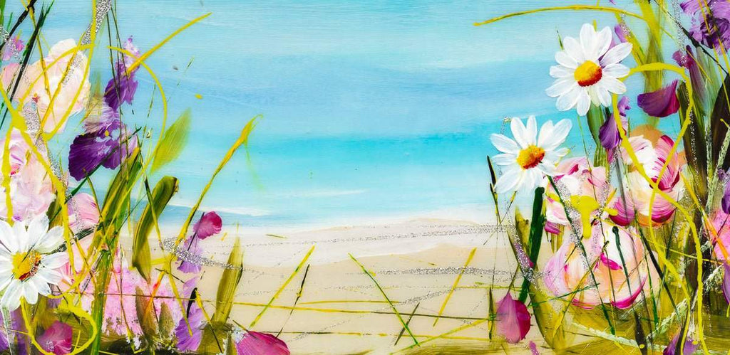 Peace by the Sea - Original - SOLD by artist Rozanne Bell - Wyecliffe Galleries