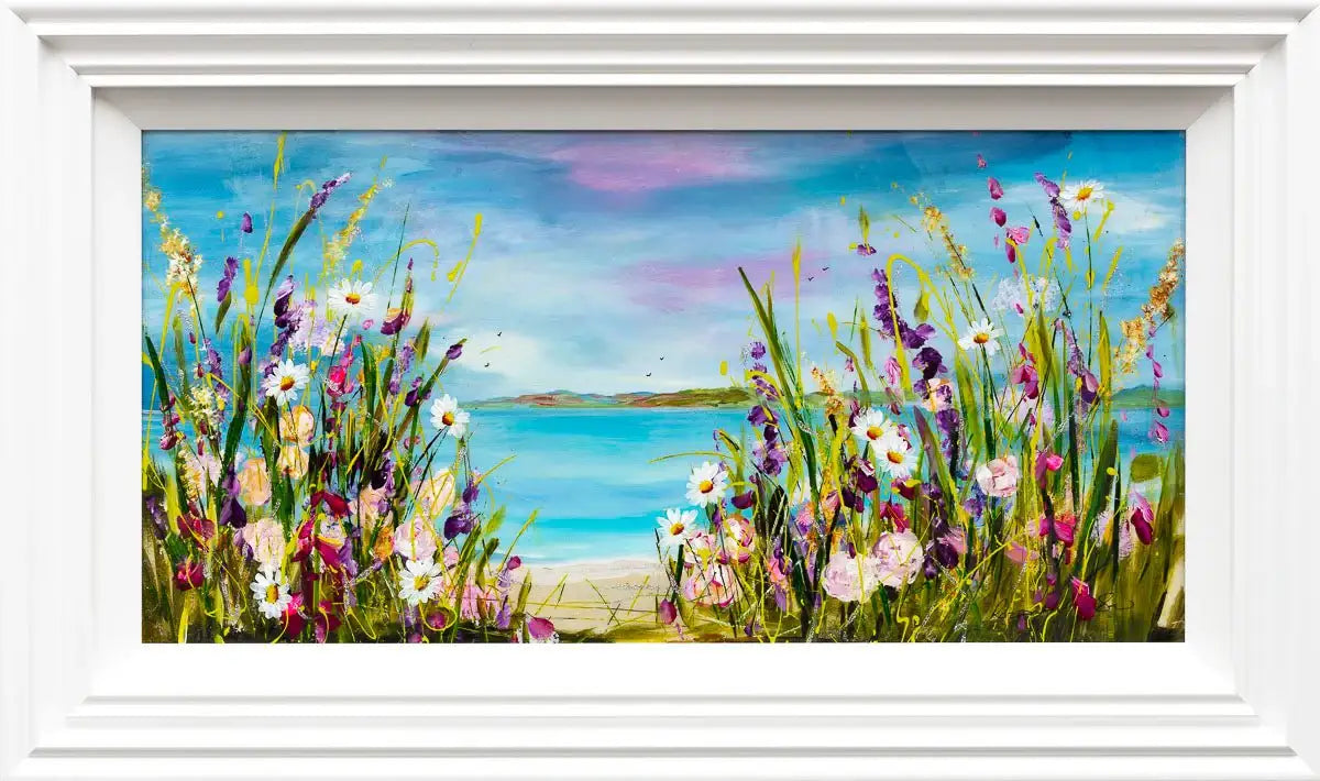 Peace by the Sea - Original - SOLD by artist Rozanne Bell - Wyecliffe Galleries