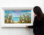 Peace by the Sea - Original - SOLD by artist Rozanne Bell - Wyecliffe Galleries