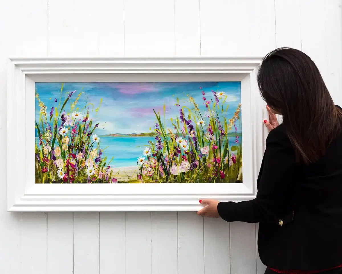 Peace by the Sea - Original - SOLD by artist Rozanne Bell - Wyecliffe Galleries