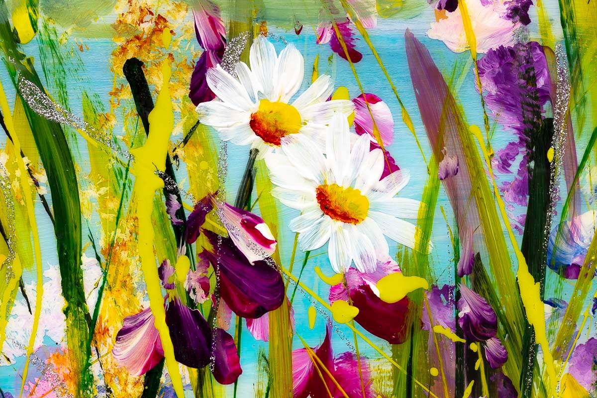 Peace by the Sea - Original - SOLD by artist Rozanne Bell - Wyecliffe Galleries