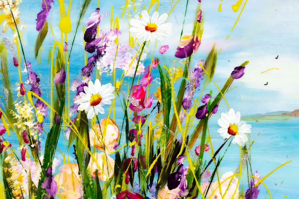 Peace by the Sea - Original - SOLD by artist Rozanne Bell - Wyecliffe Galleries