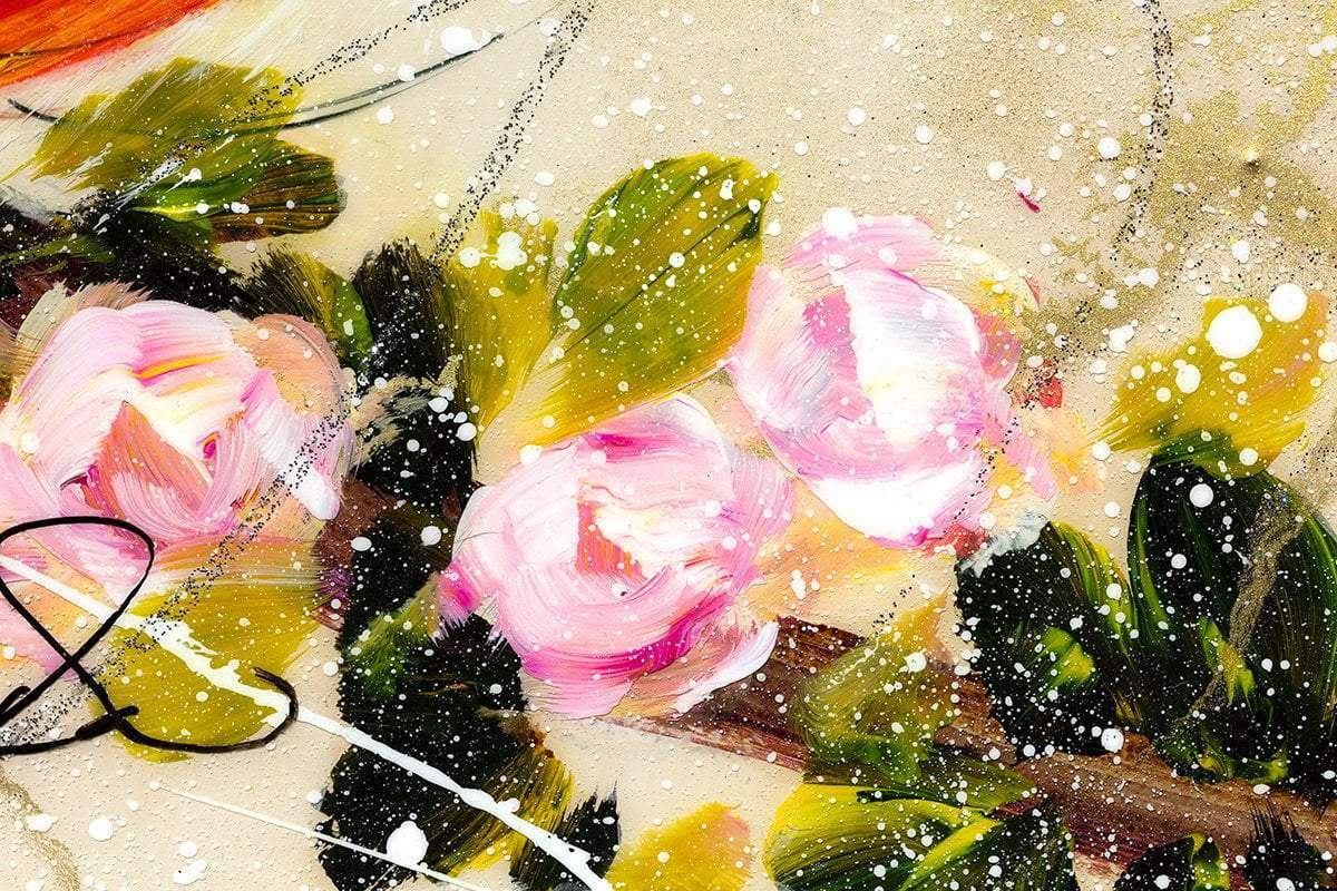 Peaches - Original - SOLD by artist Rozanne Bell - Wyecliffe Galleries