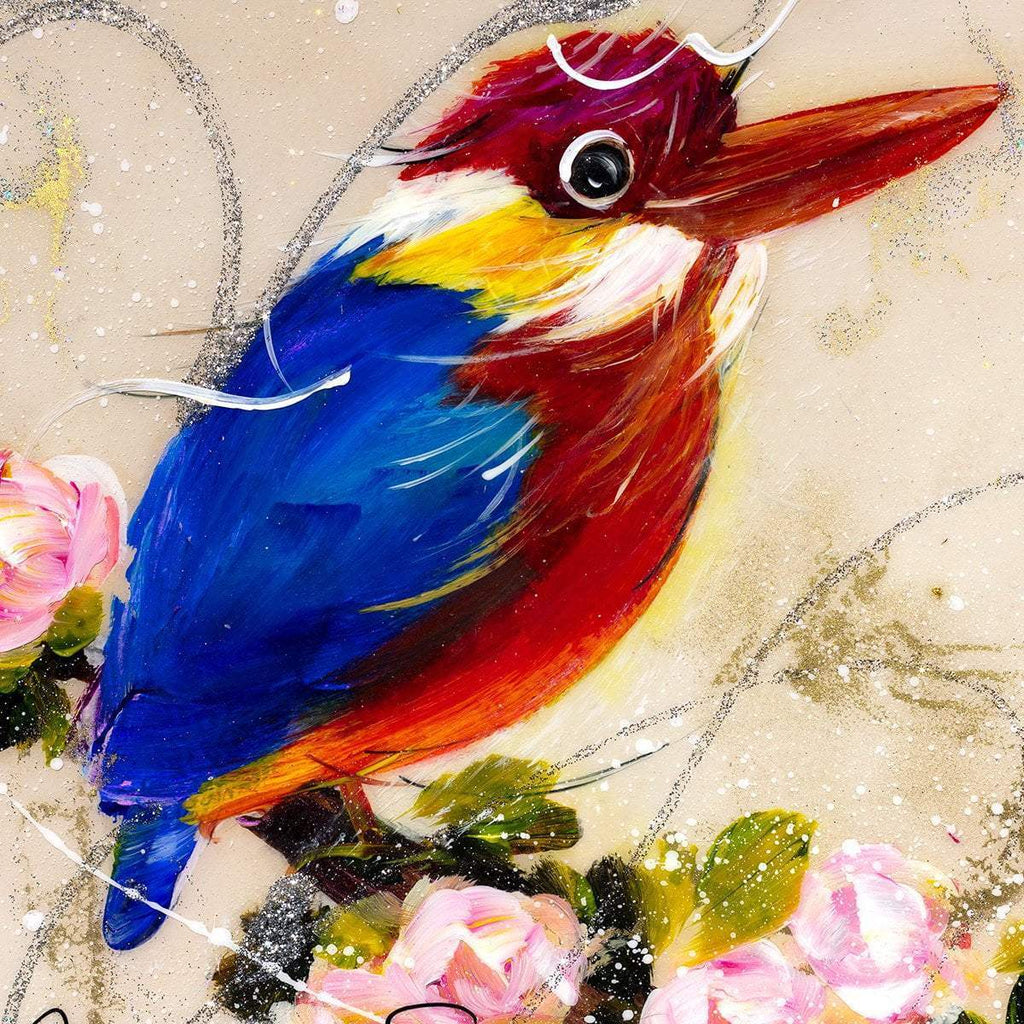 Peaches - Original - SOLD by artist Rozanne Bell - Wyecliffe Galleries