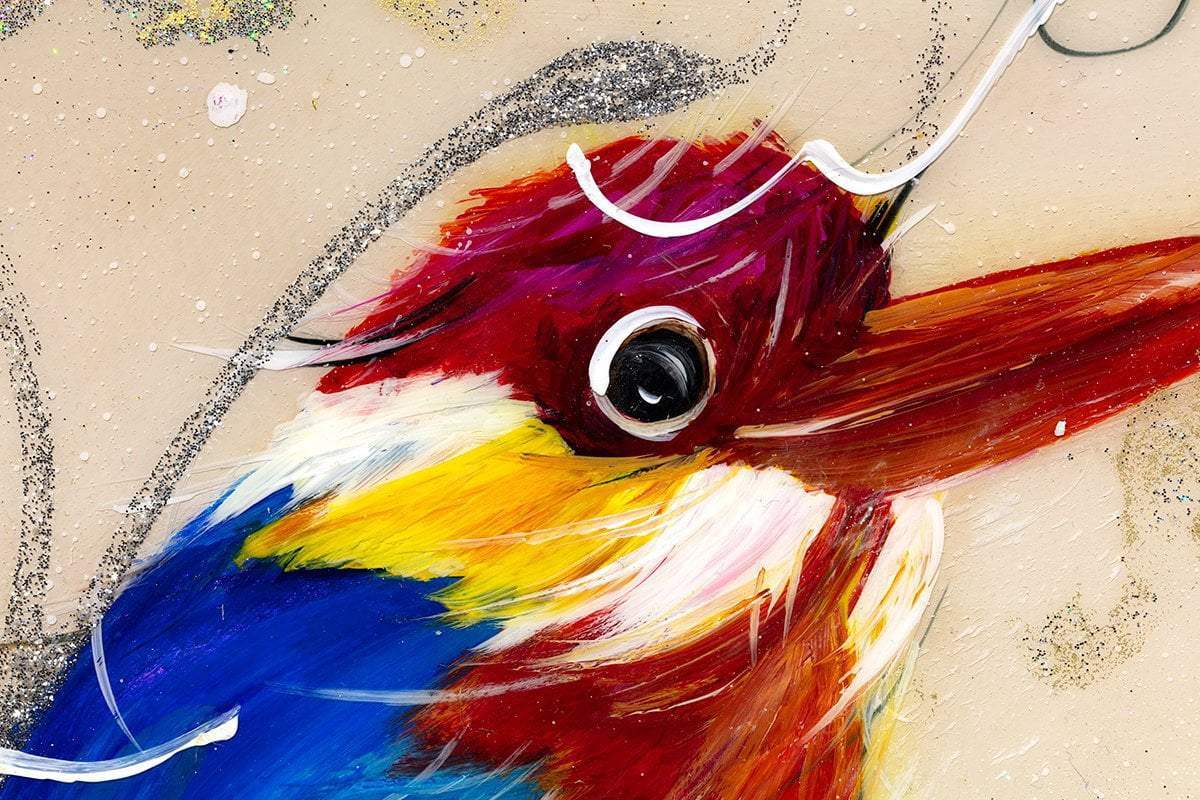 Peaches - Original - SOLD by artist Rozanne Bell - Wyecliffe Galleries