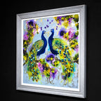 Peacock Paradise - Original - SOLD by artist Rozanne Bell - Wyecliffe Galleries