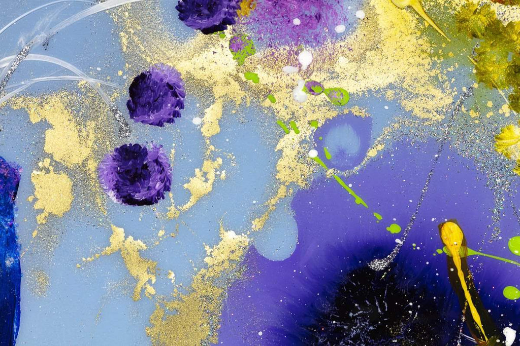 Peacock Paradise - Original - SOLD by artist Rozanne Bell - Wyecliffe Galleries