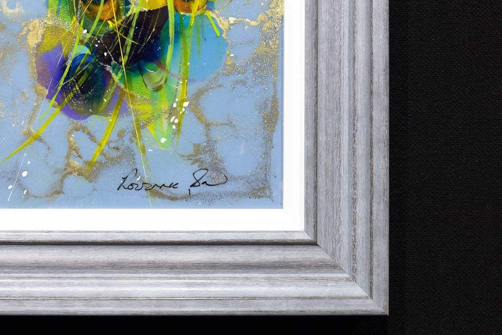 Peacock Paradise - Original - SOLD by artist Rozanne Bell - Wyecliffe Galleries