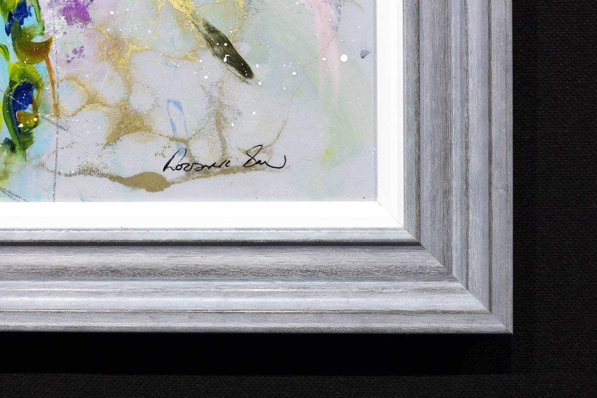 Peacock Fantasy - Original - SOLD by artist Rozanne Bell - Wyecliffe Galleries