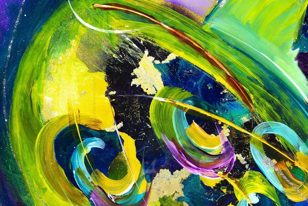 Peacock Fantasy - Original - SOLD by artist Rozanne Bell - Wyecliffe Galleries