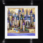 Pearlescent Night I - Original - SOLD by artist Rozanne Bell - Wyecliffe Galleries