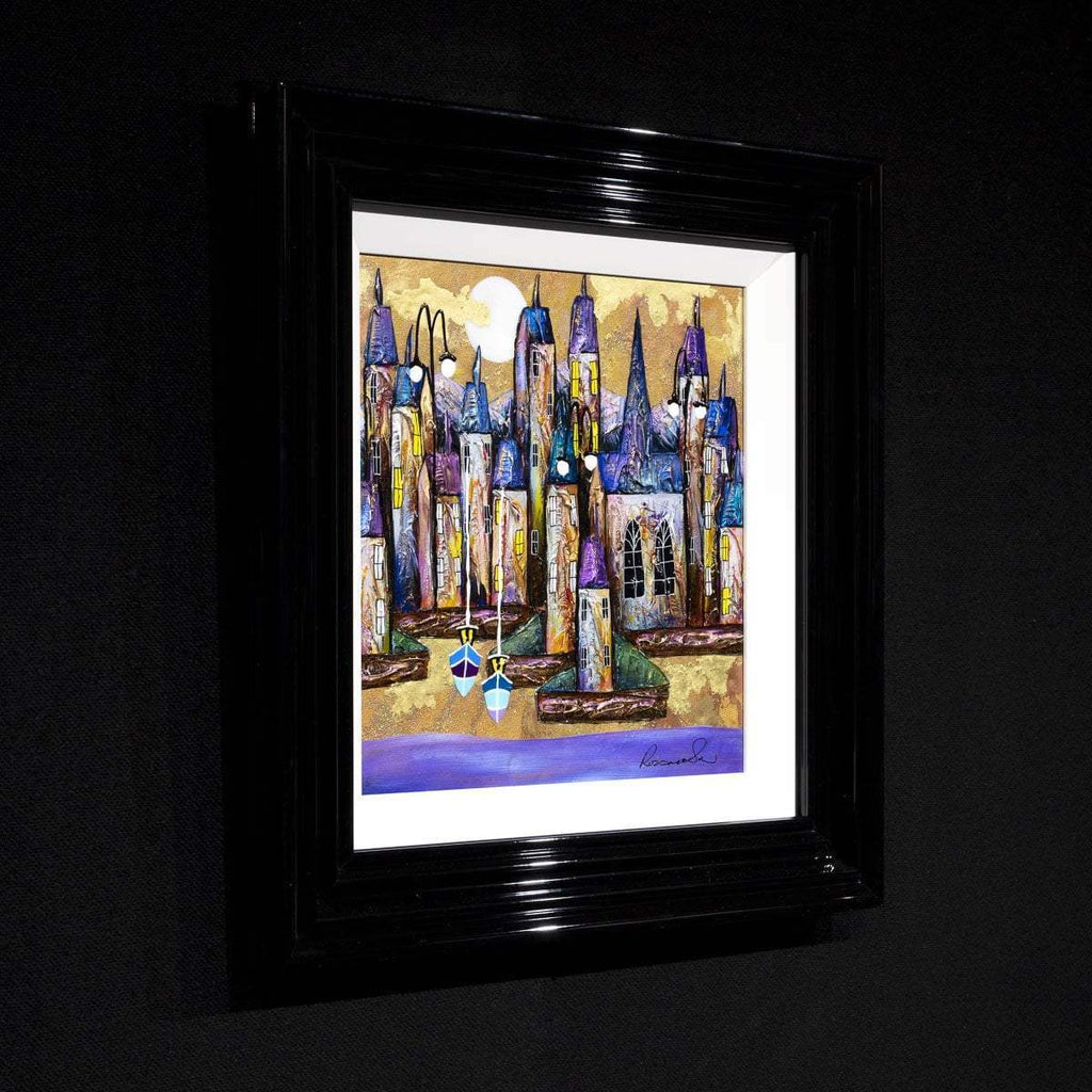 Pearlescent Night I - Original - SOLD by artist Rozanne Bell - Wyecliffe Galleries