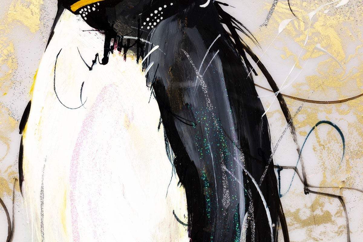 Penelope & Peter - Original - SOLD by artist Rozanne Bell - Wyecliffe Galleries