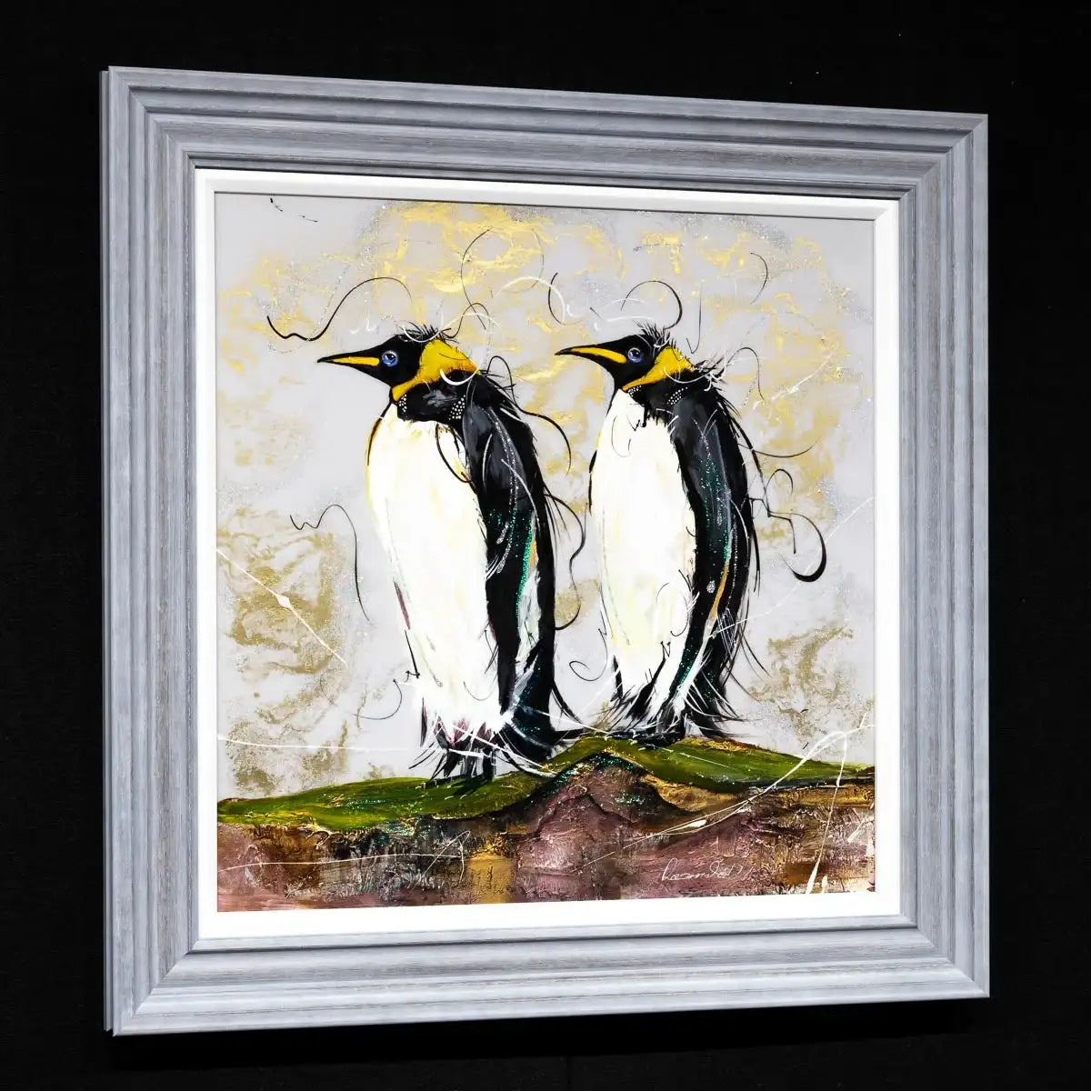 Penelope & Peter - Original - SOLD by artist Rozanne Bell - Wyecliffe Galleries