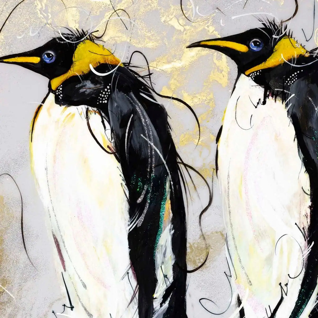 Penelope & Peter - Original - SOLD by artist Rozanne Bell - Wyecliffe Galleries