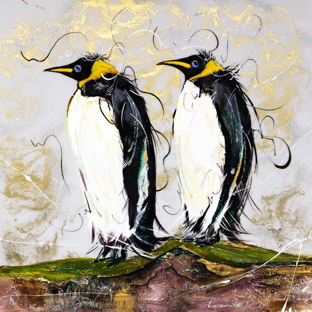 Penelope & Peter - Original - SOLD by artist Rozanne Bell - Wyecliffe Galleries