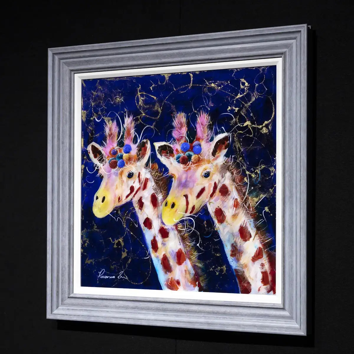 Penny and Polly - Original - SOLD by artist Rozanne Bell - Wyecliffe Galleries