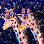 Penny and Polly - Original - SOLD by artist Rozanne Bell - Wyecliffe Galleries